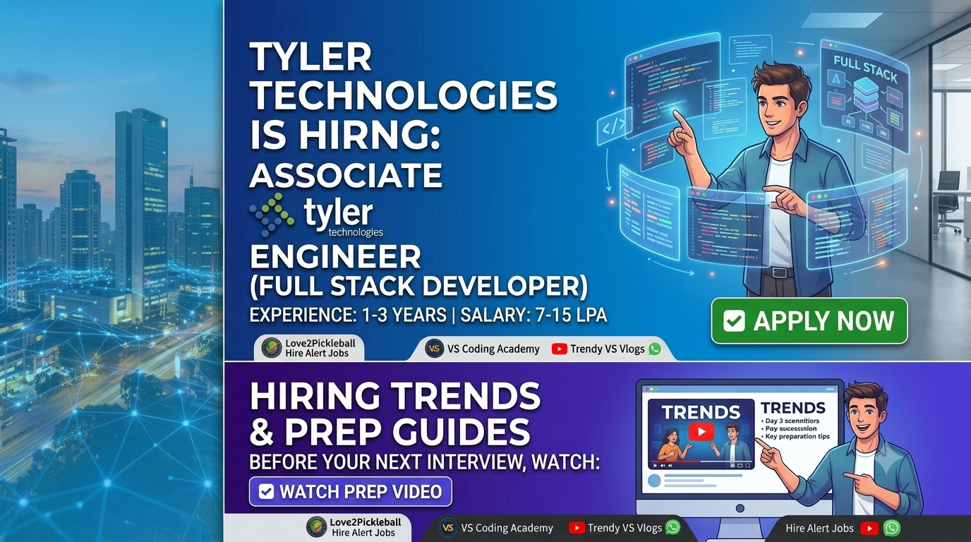 Tyler Technologies Hiring Associate Software Engineer